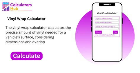 Vinyl Wrap Calculator 